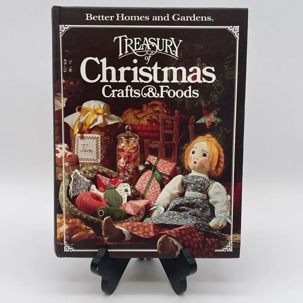 BETTER‎ HOMES AND GARDENS CRISCO'S 2 Book Set Treasury Christmas Crafts & Foods